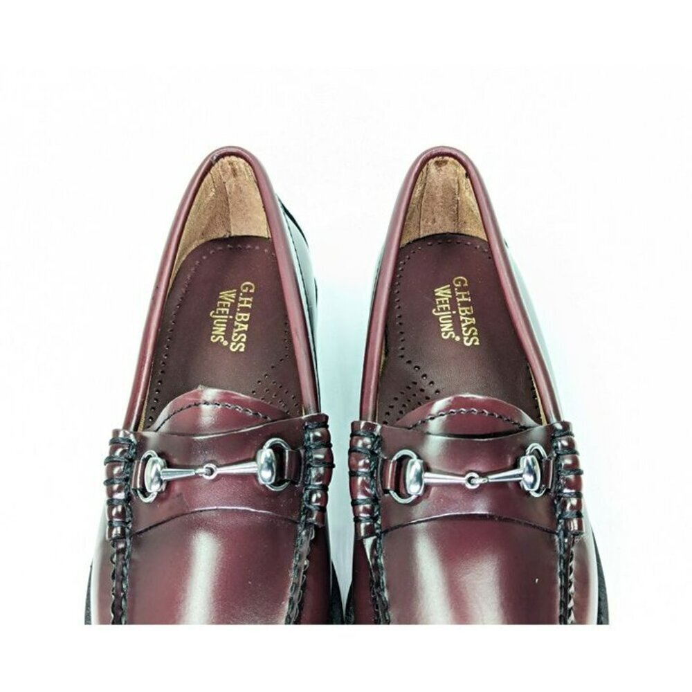 G.H. Bass Women's Weejuns Lianna Horsebit Loafers Wine Size 5 (MSRP $185) - Picture 8 of 12
